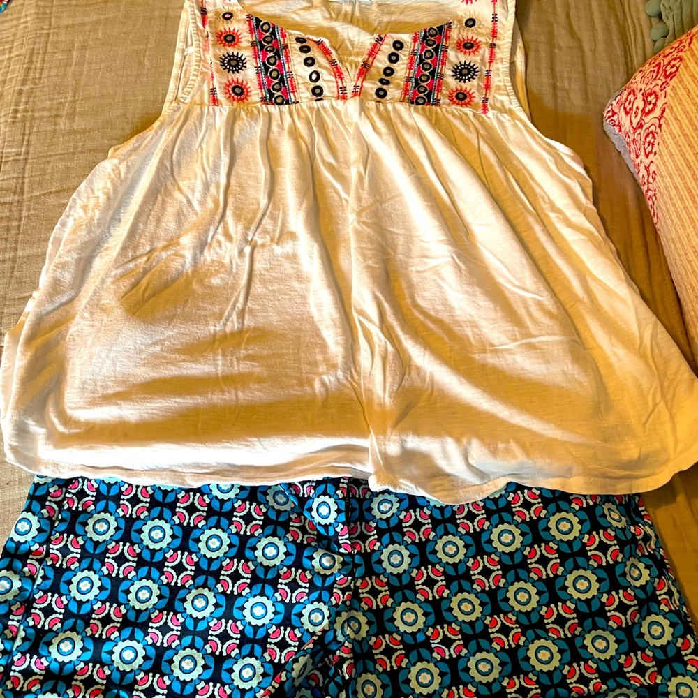 Shorts and matching top